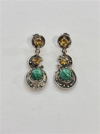 Orecchini Argento Raro Donna in Argento Malachite ARGRA47 - ARGRA47